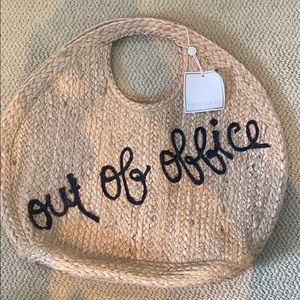 Shiraleah natural shopper tote new with tags